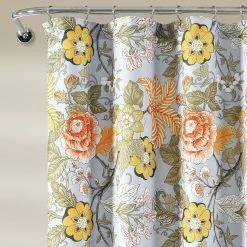 Cheapest 😉 Lush Decor Sydney Shower Curtain Light Gray & Green 😍 -Lush Decor Shop Lush Decor Sydney Shower Curtain 11