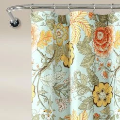 Cheapest 😉 Lush Decor Sydney Shower Curtain Light Gray & Green 😍 -Lush Decor Shop Lush Decor Sydney Shower Curtain 6