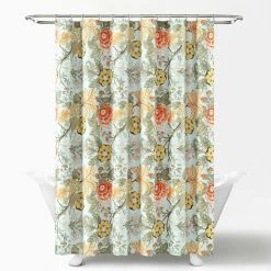 Cheapest 😉 Lush Decor Sydney Shower Curtain Light Gray & Green 😍 -Lush Decor Shop Lush Decor Sydney Shower Curtain 9
