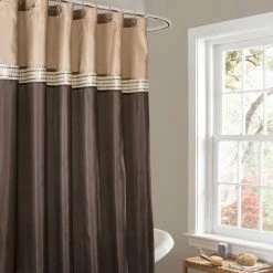 Wholesale ❤️ Lush Decor Terra Shower Curtain Brown 🎉