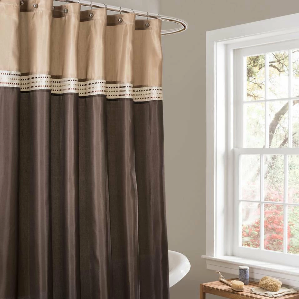 Wholesale β€οΈ Lush Decor Terra Shower Curtain Brown π 1 Wholesale β€οΈ Lush Decor Terra Shower Curtain Brown π