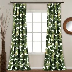 Top 10 🤩 Lush Decor Tropical Paradise Window Curtain Panel Pair Green 👍