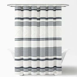 Best Pirce ❤️ Lush Decor Urban Diamond Stripe Woven Tufted Eco-Friendly Recycled Cotton Shower Curtain Single Gray 💯 -Lush Decor Shop Lush Decor Urban Diamond Stripe Woven Tufted Eco Friendly Recycled Cotton Shower Curtain Single 12