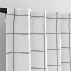 Best reviews of 🎁 Lush Decor Urban Square Grid 100 Percent Lined Back Tab/Rod Pocket Blackout Window Curtain Panels Set White/gray 👍 -Lush Decor Shop Lush Decor Urban Square Grid 100 Percent Lined Back Tab Rod Pocket Blackout Window Curtain Panels Set 9