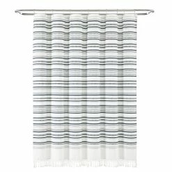 Discount 🔥 Lush Decor Urban Woven Yarn Dyed Eco-Friendly Recycled Cotton Shower Curtain Single Gray 😍 -Lush Decor Shop Lush Decor Urban Woven Yarn Dyed Eco Friendly Recycled Cotton Shower Curtain Single 8