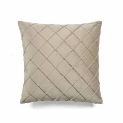 Top 10 😉 Lush Decor Velvet Diamond Pintuck Decorative Pillow Cover White ❤️