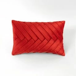 Coupon ❤️ Lush Decor Velvet Pleat Decorative Pillow Single 🛒