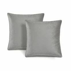 Best Pirce ❤️ Lush Decor Velvet Solid Decorative Pillow Cover Pair White 🛒