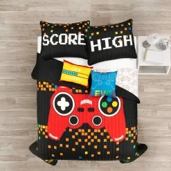 Outlet π€© Lush Decor Video Games Kids 5-piece Quilt Set Gray/yellow π 26 Outlet π€© Lush Decor Video Games Kids 5-piece Quilt Set Gray/yellow π -Lush Decor Shop Lush Decor Video Games Quilt Set 11