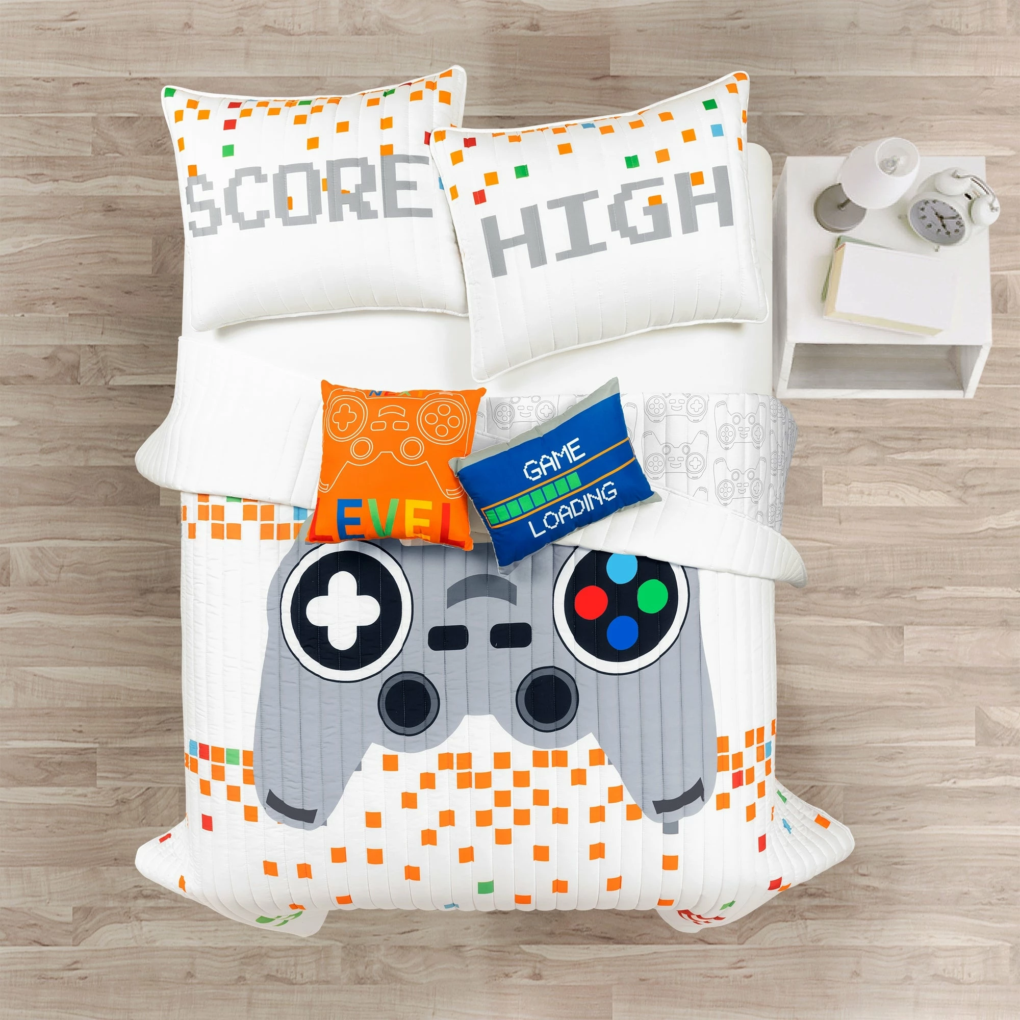 Outlet π€© Lush Decor Video Games Kids 5-piece Quilt Set Gray/yellow π 14 Outlet π€© Lush Decor Video Games Kids 5-piece Quilt Set Gray/yellow π - Image 14