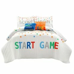 Outlet π€© Lush Decor Video Games Kids 5-piece Quilt Set Gray/yellow π 29 Outlet π€© Lush Decor Video Games Kids 5-piece Quilt Set Gray/yellow π -Lush Decor Shop Lush Decor Video Games Quilt Set 14