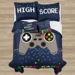 Outlet π€© Lush Decor Video Games Kids 5-piece Quilt Set Gray/yellow π 19 Outlet π€© Lush Decor Video Games Kids 5-piece Quilt Set Gray/yellow π -Lush Decor Shop Lush Decor Video Games Quilt Set 4