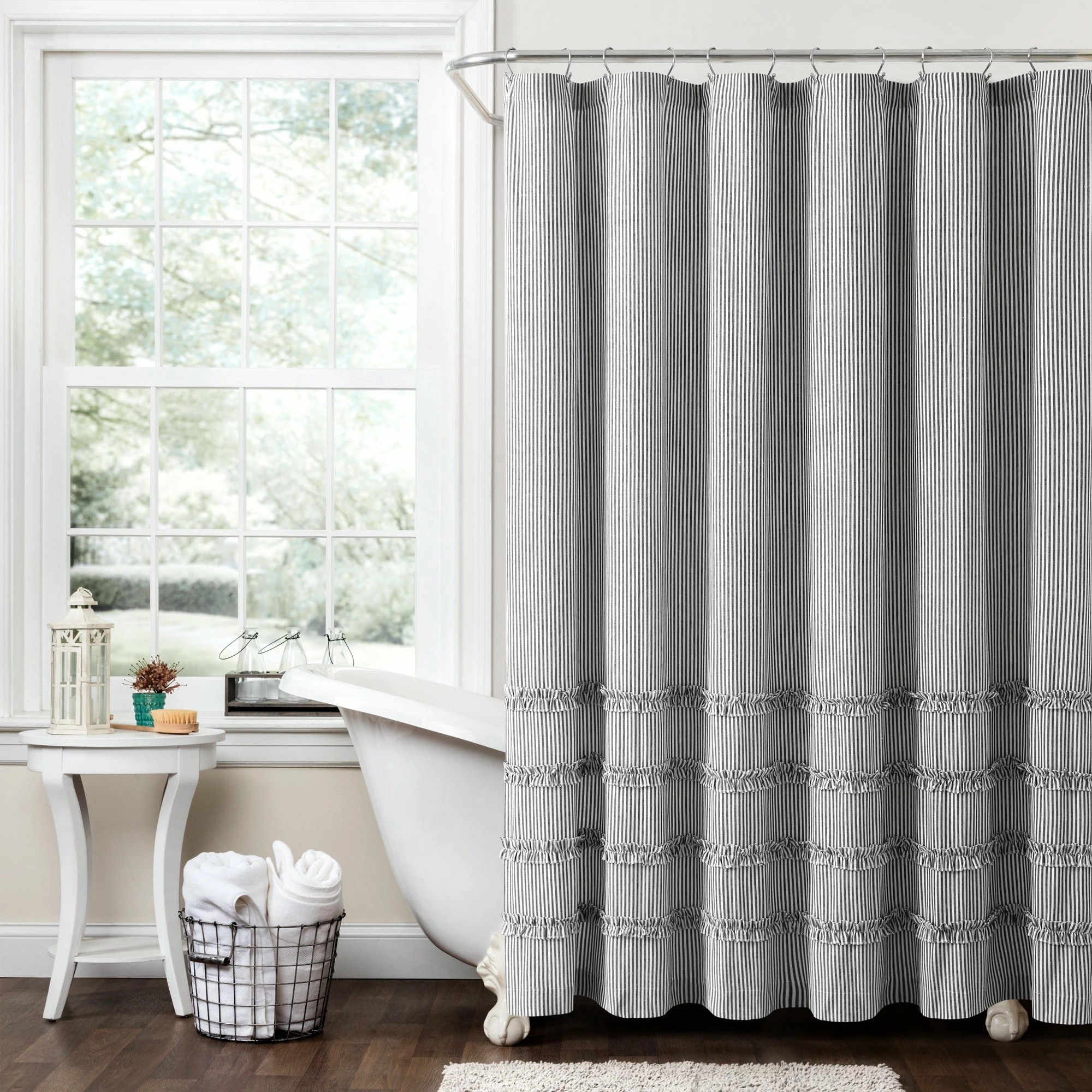 Hot Sale π Lush Decor Vintage Stripe Yarn Dyed Cotton Shower Curtain Pink π 1 Hot Sale π Lush Decor Vintage Stripe Yarn Dyed Cotton Shower Curtain Pink π