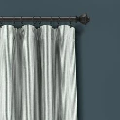 Best reviews of 🛒 Lush Decor Vintage Stripe Yarn Dyed Cotton Window Curtain Panel Pair Black ⭐ -Lush Decor Shop Lush Decor Vintage Stripe Yarn Dyed Cotton Window Curtain Panel Pair 2