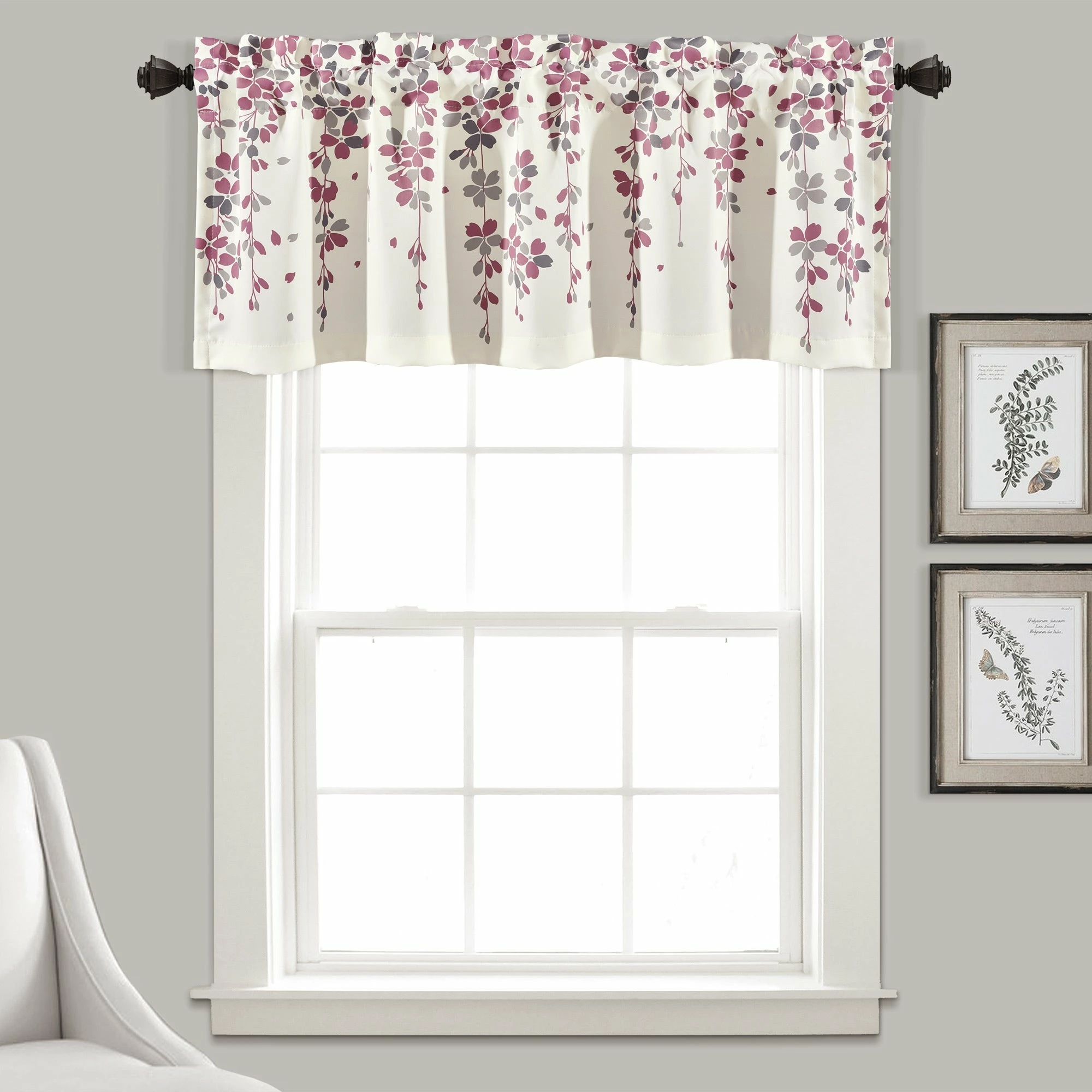 Discount π Lush Decor Weeping Flower Room Darkening Window Curtain Valance - 52x18 Navy π 13 Discount π Lush Decor Weeping Flower Room Darkening Window Curtain Valance - 52x18 Navy π - Image 13