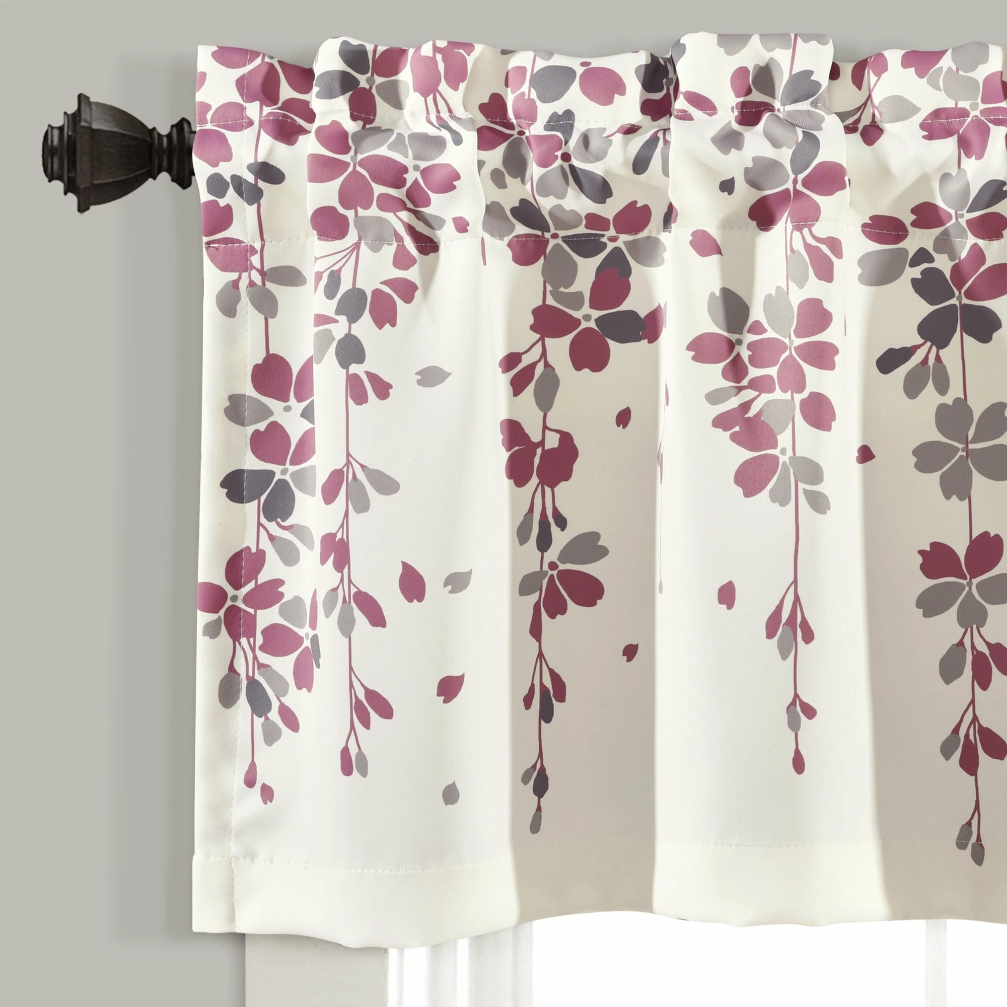 Discount π Lush Decor Weeping Flower Room Darkening Window Curtain Valance - 52x18 Navy π 14 Discount π Lush Decor Weeping Flower Room Darkening Window Curtain Valance - 52x18 Navy π - Image 14