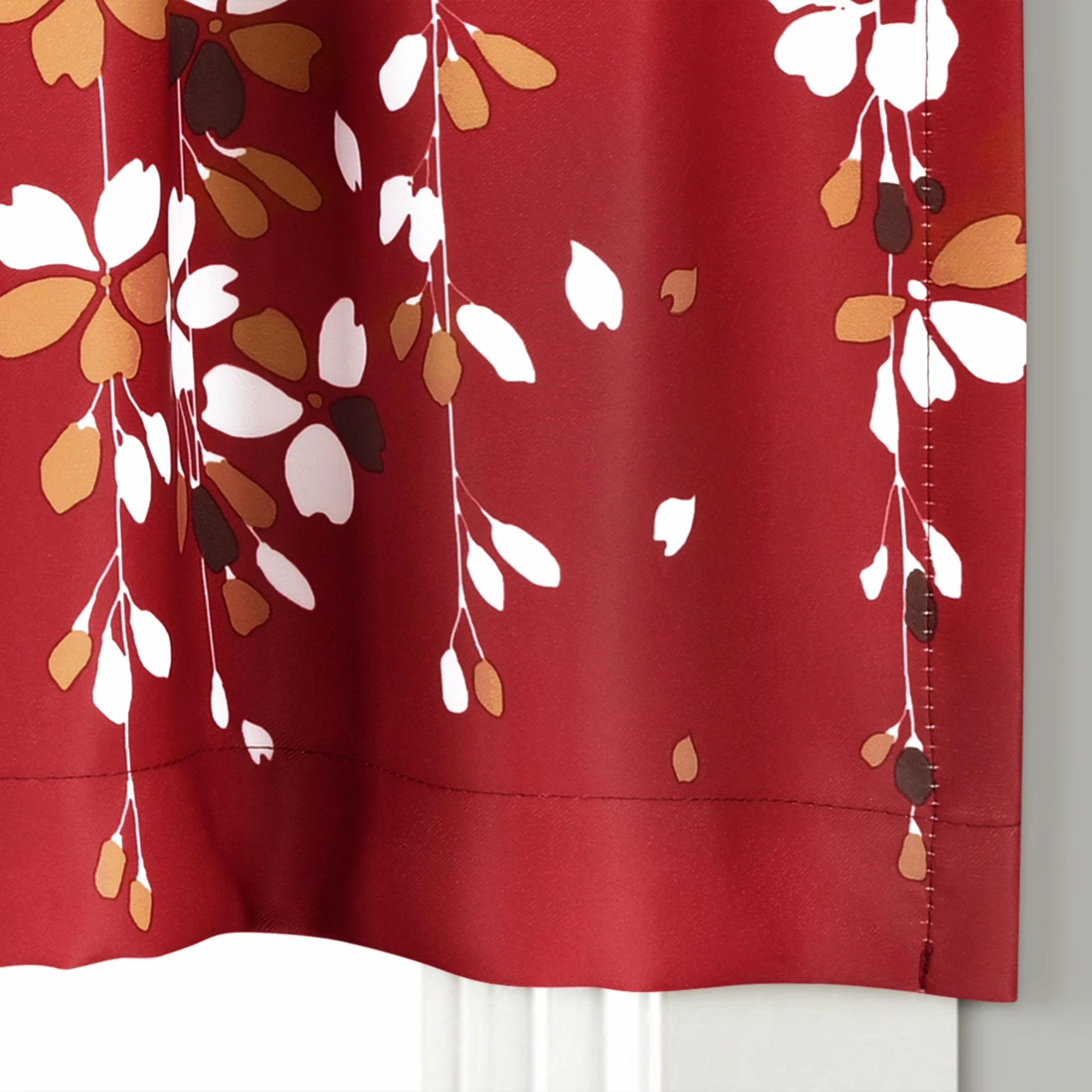 Discount π Lush Decor Weeping Flower Room Darkening Window Curtain Valance - 52x18 Navy π 5 Discount π Lush Decor Weeping Flower Room Darkening Window Curtain Valance - 52x18 Navy π - Image 5