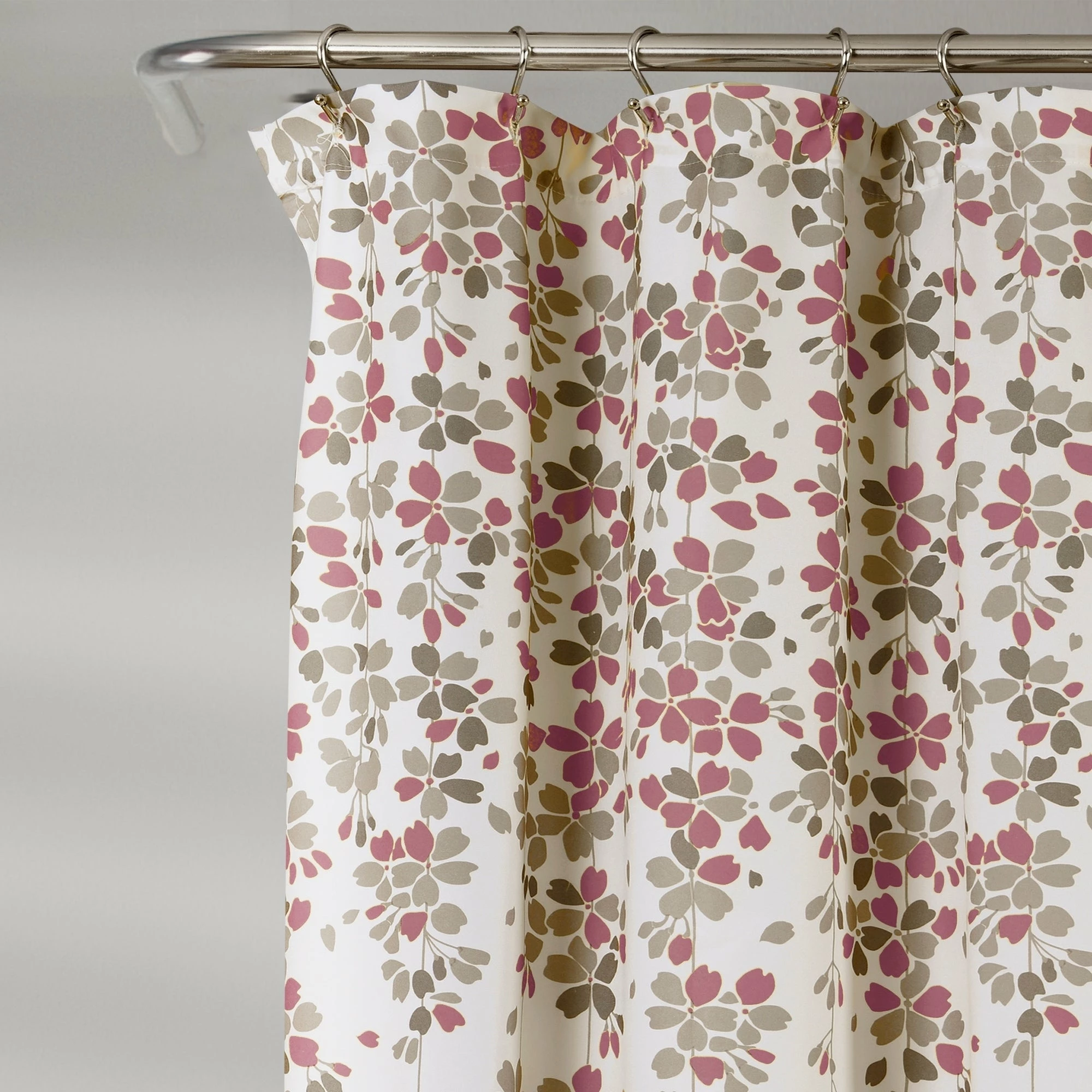 New π₯ Lush Decor Weeping Flower Shower Curtain Navy π 8 New π₯ Lush Decor Weeping Flower Shower Curtain Navy π - Image 8