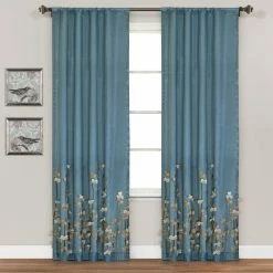 Promo 🧨 Lush Decor Weeping Flowers Room Darkening Curtain Panel Pair Blush & Gray ✨ -Lush Decor Shop Lush Decor Weeping Flowers Room Darkening Curtain Panel Pair 12