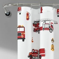 Best deal 🔔 Make A Wish By Lush Decor Fire Truck Shower Curtain Red & White ⭐ -Lush Decor Shop Make A Wish by Lush Decor Fire Truck Shower Curtain 7a4807f6 bfbd 4438 bd97 8075e9bf5d5a