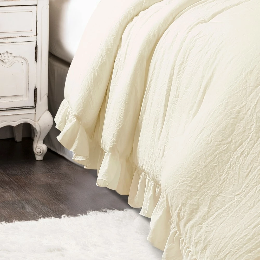 Cheapest π― Lush Decor Reyna Ruffled Shabby-chic Comforter Set White βοΈ 7 Cheapest π― Lush Decor Reyna Ruffled Shabby-chic Comforter Set White βοΈ - Image 7